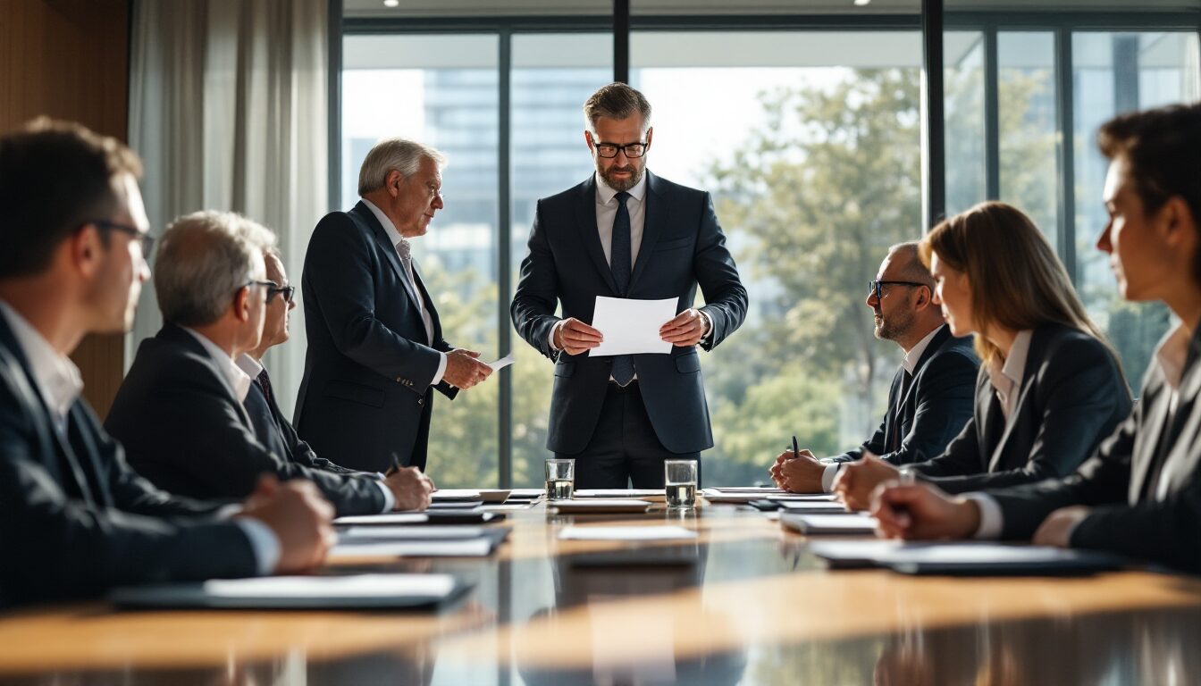 démission de plusieurs membres du conseil syndical