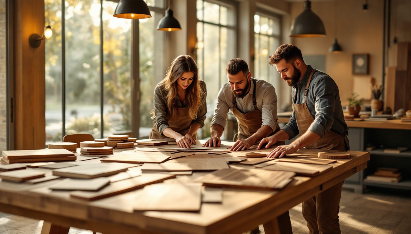 exploration et innovations des techniques de placage bois
