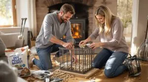 fabriquer un panier à pellet pour insert