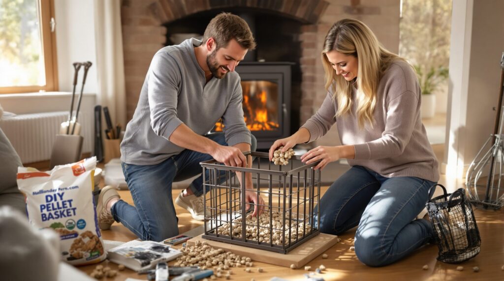 fabriquer un panier à pellet pour insert