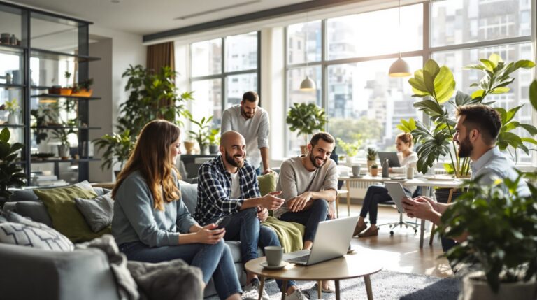 habitat hybride moderne