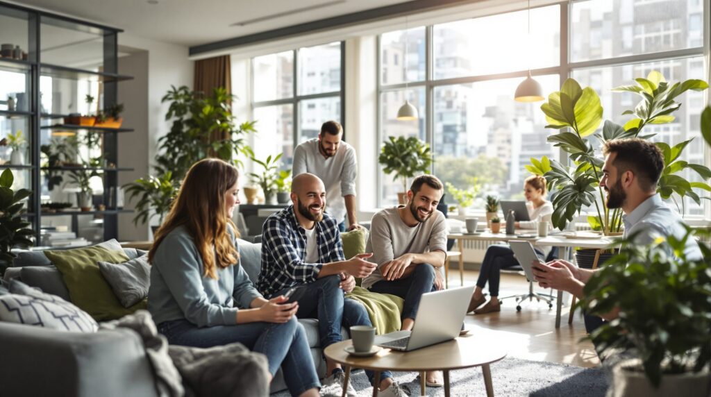 habitat hybride moderne