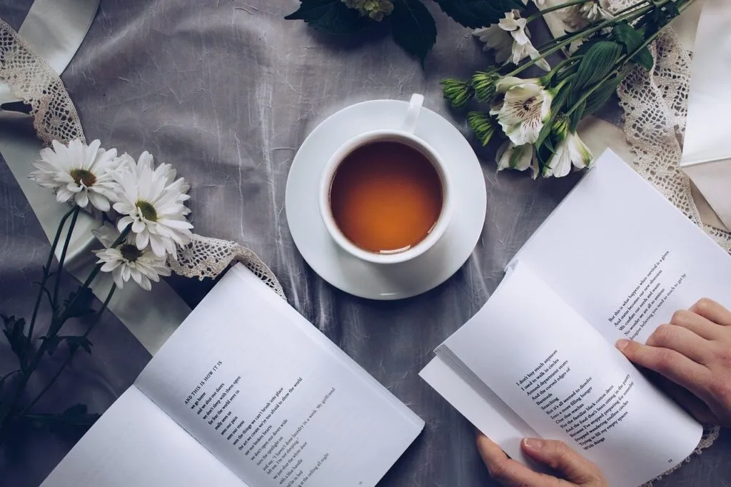 fleur et café