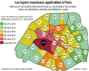 carte loyer paris