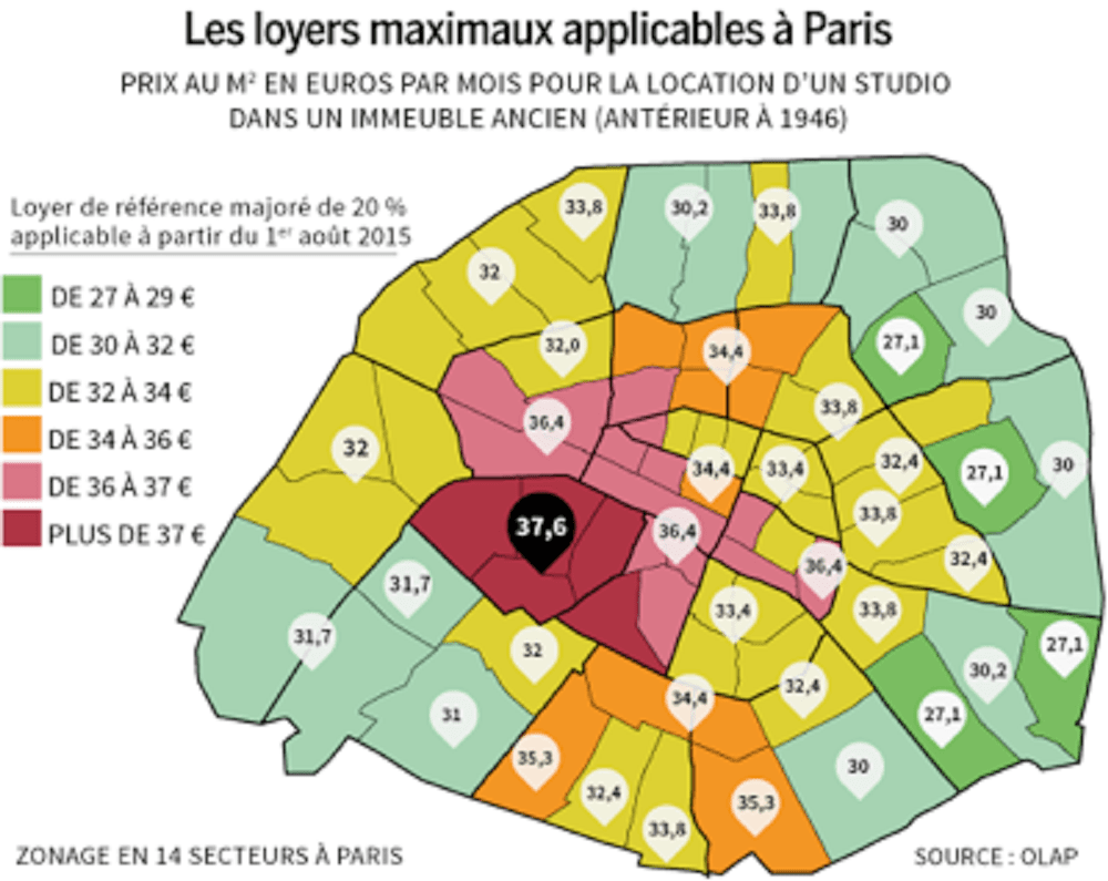 carte loyer paris