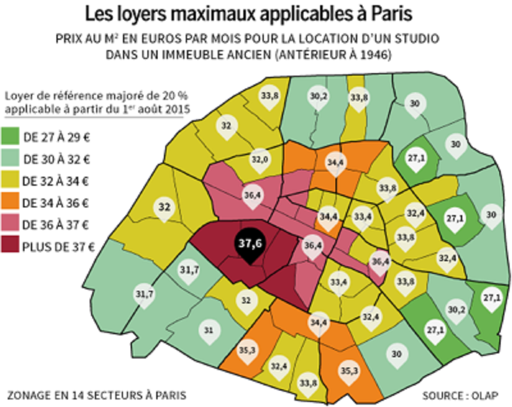 carte loyer paris