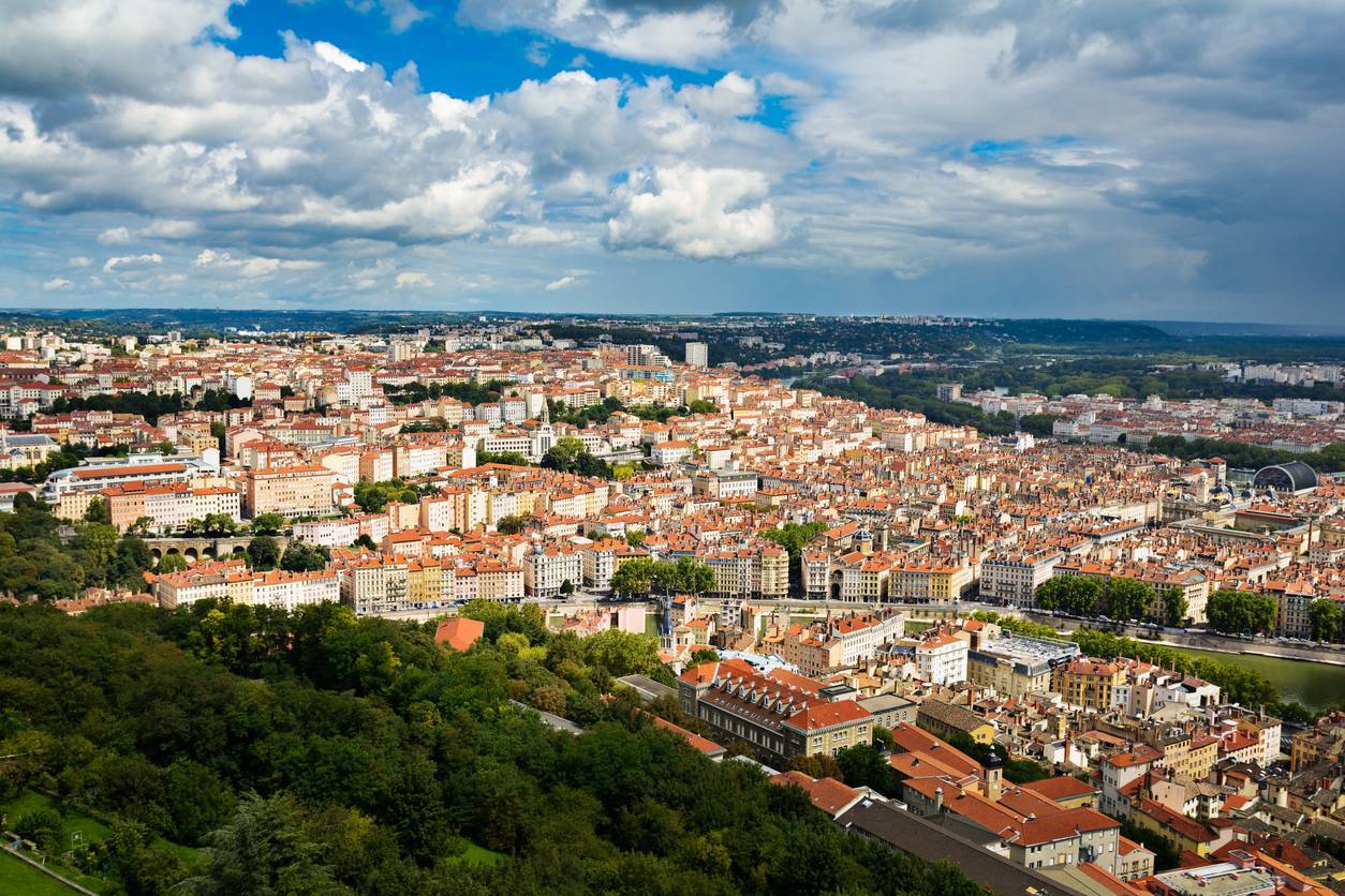 centre-ville de Lyon 