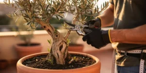 tailler un olivier en pot