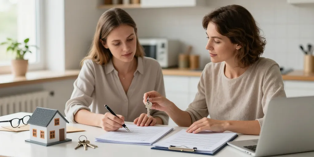 acheter un bien avec ma mère