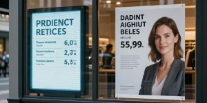 affiche vitrine immobilier