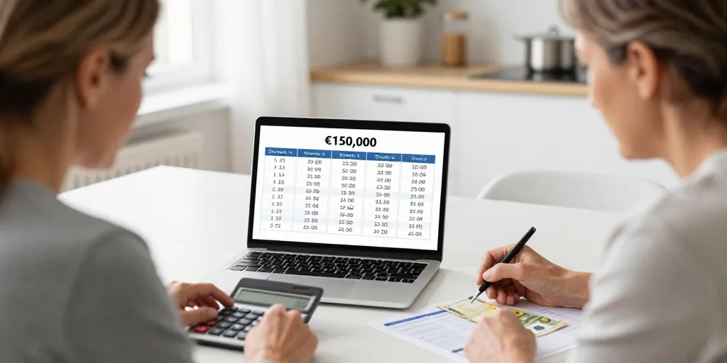 mensualités credit 150 000 euros