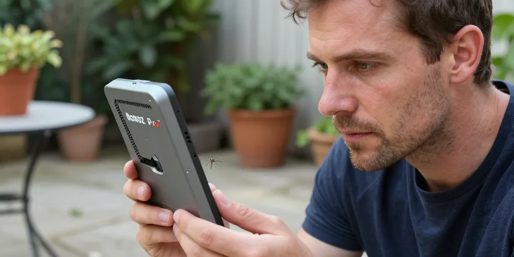 alexandre reant piege a moustique